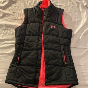 Like new Under Armour women’s vest black/pink